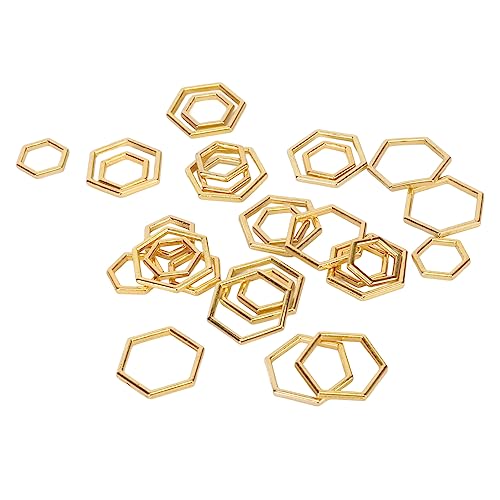 Moofey 30PCS Knitting Accessories, Knitting Stitch Markers, Metal Stitch Markers for DIY Craft