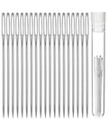 Mr. Pen- Large Eye Needles for Hand Sewing, 50 pcs, 2" | Large Eye Sewing Needles Bulk - color: Silver, size: 50 pcs, 2"