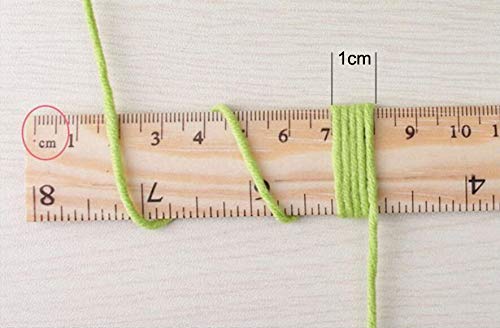 Caddice Comfy Blend Milk Wool Starter Kit - 4 Rolls Soft, Plain, Bulk Yarn for Knitting, Crochet, Handcrafts - color: MINT