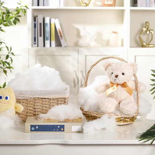 Woanger 8.8pound/ 140oz Polyester Polyfill Stuffing for Stuffed Animals Pillow Cushions Soft Cotton Poly Fiberfill Stuffing High Resilience Fiber for Couch Making Fluff Crafts Home Decors - size: 8.8 Pound/ 140oz
