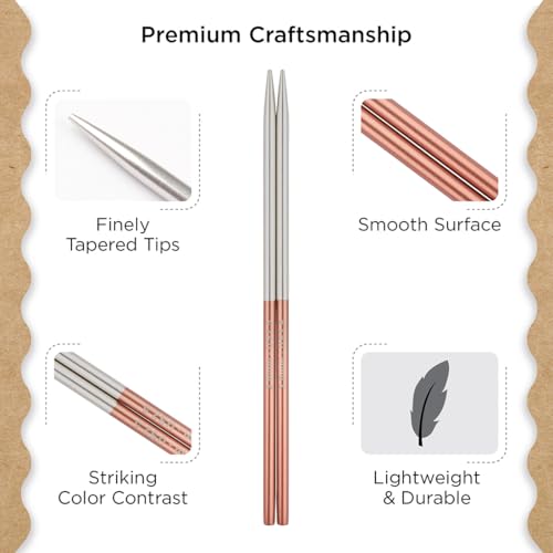 Knitter’s Pride Rosemist Interchangeable Needle 5""(13cm) - US 2.5(3mm) - size: 3.00mm