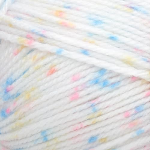 (1 Skein) Lion Brand Yarn Babysoft Baby Yarn Yarn, Twinkle Print | Light DK Acyrlic Nylon Blend Fiber for Soft Baby Blankets, Knit Garments, Crochet Hats, Machine Washable Yarn - color: Twinkle Print, size: 1 Pack