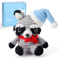 CrochetBox Crochet Kit for Beginners Adults - Raccoon Starters Crochet Kit, Beginners Crocheting Kitting for Adults Teen, Craft Gifts with Crochets Yarns, Hook, Step-by-Step Video, Instruction - color: Raccoon