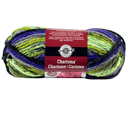 Loops & Threads Charisma Yarn - Multicolor Yarn for Knitting, Crochet, Weaving, Arts & Crafts - Dragonfly, Bulk 6 Pack - color: Dragonfly