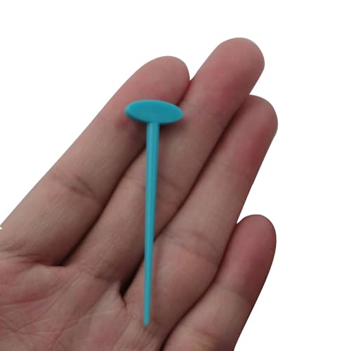XGNG 24pcs Plastic T-Marker Needles Quick Lock Stitch Marker Sewing Knitting Accessories Big Eye Needles Plastic Needles Woolen Knitting Tools