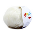 golo Mohair Yarn for Hand Knitting Wool Yarn for Weaving - color: 019-White