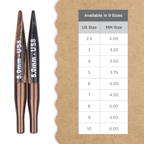 Knitter’s Pride Terra Interchangeable Needle 2""(5cm) - US 8(5mm) - size: 5.00mm