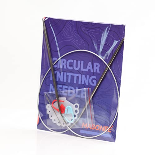 Stainless Steel Circular Knitting Needles Size 4 (3.5mm) 24inch Length | Stainless Steel Circular Knitting Needles 24inch LengthCircular Needle for Handmade Projects DIY Knitting Size 4 (3.5mm) - size: US 4(3.5mm) 60mm