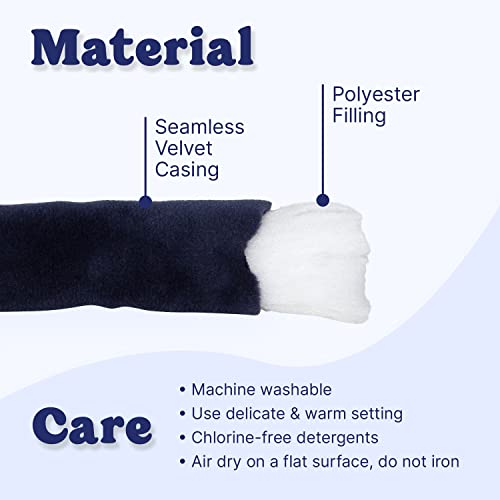 Super Soft Velvet Bulky Yarn, Navy Blue, 2.2 LBS, 36 Yards | Hand Knitting Blanket, Arm Knitting, Chunky Braided Knot Throw Blanket, Weave Craft Crochet, For Pillows, Handbag, DIY - color: Navy Blue (Velvet)