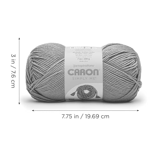 Caron Simply Me Citrine Yarn - 2 Pack of 200g / 7oz - 62% Acrylic 20% Nylon 18% Wool - #5 Bulky - 246Yards - Knitting/Crochet - color: CITRINE