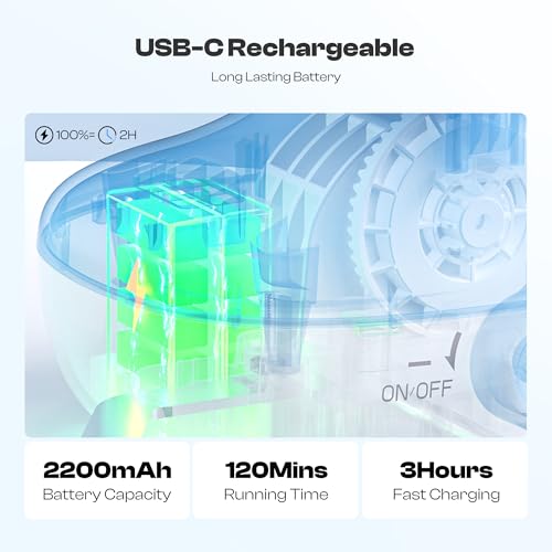 Caydo A1 Pro Cordless Electric Yarn Winder for Effortless Yarn Organization | Rechargeable 2H Running Time, Automatic Wool Cake Winding, Wireless Spinner for Crocheting, Must-Have Tool for Craft Lovers - color: Blue Cordless