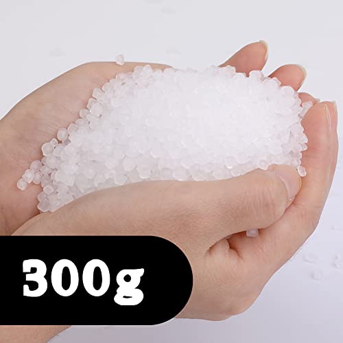 300g/10.58oz Poly Pellets, Weighted Beads, Stuffing for Stuffed Animals | Weighted Beads for Stuffed Animals, Weighted Stuffing Bead for Halloween Christmas Craft DIY Decor - size: 300g