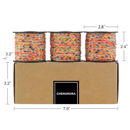 Artisanal Yarn Collection Multifiber Fancy Yarn for Knitting Crocheting Crafts DIY, Set of 3 Rolls(119 Bohemian Fiesta) - color: 119 Bohemian Fiesta