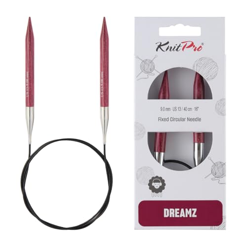 KnitPro Dreamz Fixed Circular Needles 16" (40cm) | US Size 13 (9mm) - size: US 13 (9mm)