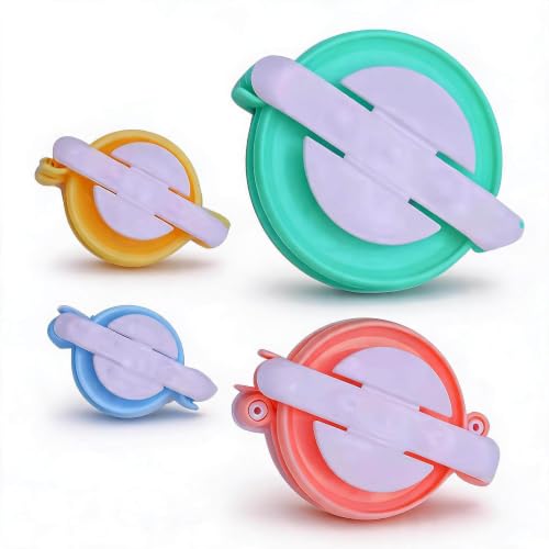Generic 4 Pcs Pom Pom Maker, Different Sizes DIY Wool Yarn Knitting Craft Tool Set, with Plastic Material, for Handmade Plush Pendants and Holiday Gifts