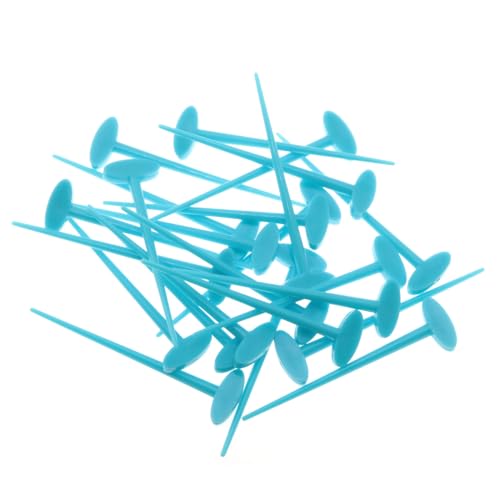 XGNG 24pcs Plastic T-Marker Needles Quick Lock Stitch Marker Sewing Knitting Accessories Big Eye Needles Plastic Needles Woolen Knitting Tools