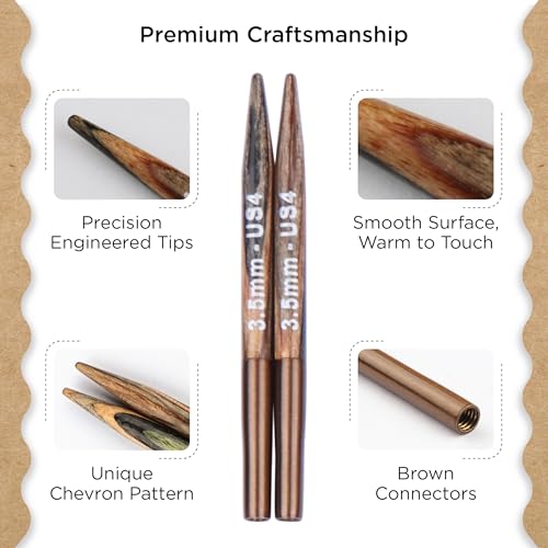 Knitter’s Pride Terra Interchangeable Needle 2""(5cm) - US 4(3.5mm) - size: 3.50mm