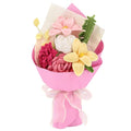 Handmade Crochet Flower Bouquet, Crochet Flowers, Knitted Flowers | Mixed Flowers, Crochet Bouquet, Artificial Flower Crochet Rose Tulip for Lover, Friend,family, Wedding Anniversary - color: Pink