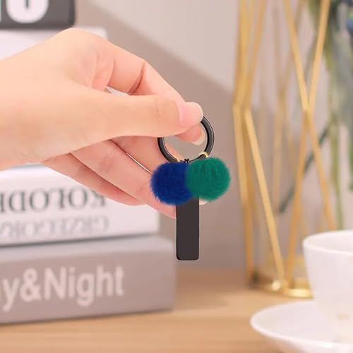100 Pcs Pom Poms Ball Charms Faux Fur Fluffy Charm Mini Pompoms Pendants for Tassel Keychain DIY Jewelry Making Bracelet Earrings Necklace 10 Colors
