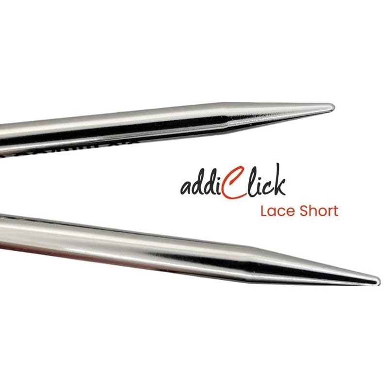 addi Click Lace Short Interchangeable Knitting Needle Tips 7.00mm - size: 7.00mm / US #10.75