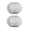 Susan's Family South African Soft Mohair Plus 2x20g/284Yds-12# Arctic Ice | Soft and Durable Cobweb Weight Yarn, 56% Mohair 29% Nylon 13% Wool, 2x20g , 284Yds , for Knitting, Crochet and Crafts - color: 12#Arctic Ice
