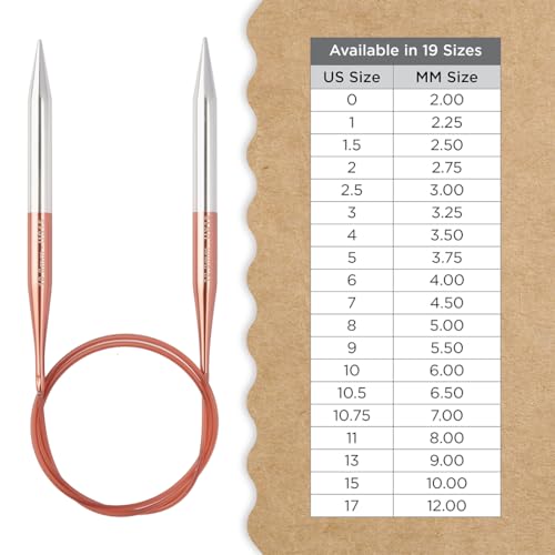 Knitter’s Pride Rosemist Fixed Circular Needles 32""(80cm) - US 15(10mm) - size: 10.00mm
