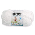 Bernat Baby Blanket Yarn, 3.5oz, Super Bulky 6 Gauge - White - Single Ball Machine Wash & Dry | #6 Super Bulky Yarn, 100% Polyester, Soft Baby Blanket Yarn for Crochet, Knitting & Crafts, 72yds, 100g/3.5oz, 1 Pack - color: White, size: 1 Pack, style: Baby