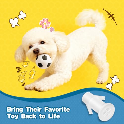 Squeaker Insert - Dog Squeakers Replacement for Dog Ball Toys | Revives Favorite Toys, 5 Sizes for Better Fit, 120-Piece Value Pack, Loud Squeak, Easy to Insert, for Toy Repair or DIY