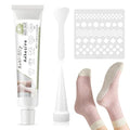 50ml White Sock Stop Glue, Washable Anti-Slip Coating for Socks | Water-based, latex-free coating adds washable, waterproof grip to socks, pet socks, mats and other fabrics. - color: white