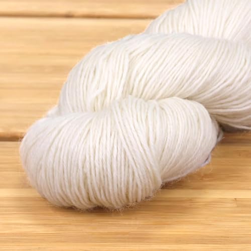 JubileeYarn Undyed Yarn - 70% Wool 30% Nylon -100g/435yds - 3 Pack - color: Superwash Sock Undyed