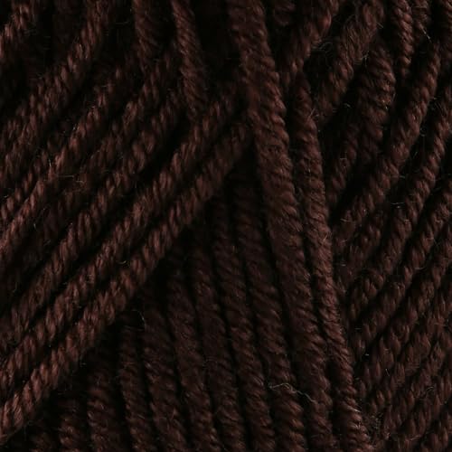 S Sensy Softee Baby-Premium Anti-Pill Acrylic #3 Light Yarn Brown 273 Yards - color: Brown, size: 1 Skein