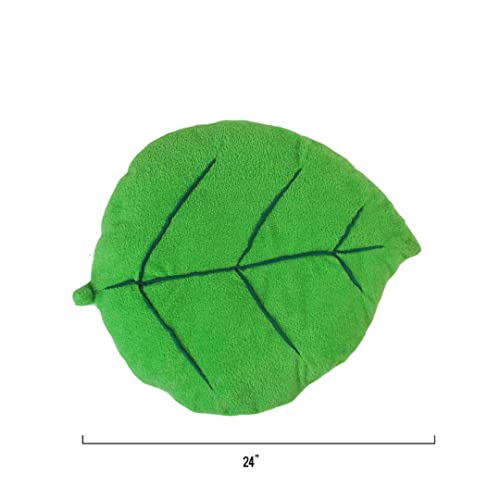 TONBO Soft Plush Extra Small Cute and Cozy Leaf Dog Cat Bed, Washer and Dryer Friendly (Leaf) - color: Leaf