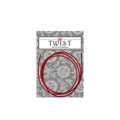 ChiaoGoo Twist Red Lace Interchangeable Cables 50", Small - size: Small