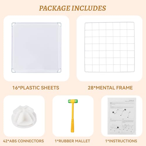 Cube Storage Organizer, Metal 12-Cube Shelves Bookshelf, Portable Closet Clothes Organizer for Bedroom, Home, Office, White - color: White Plus Iron, size: 12 Cubes