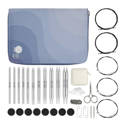 KnitPro Nova Regal Interchangeable Needle Set 5" (13cm) |11 US Sizes (2.5 to 11) - size: Regal