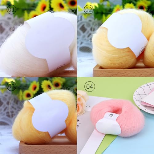Tebatu Mohair Cashmere Knitting Wool Yarn, DIY Shawl Scarf Crochet Thread Supplies
