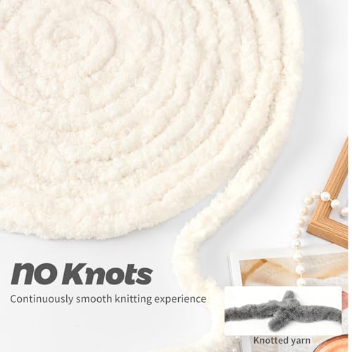 Chunky Jumbo Chenille Yarn #10 Coffee 10 Pack | 200g/22yds Super Bulky Baby Soft Yarn for Hand Knitting Fluffy Chunky Knit Throw Blanket Yarn - color: Coffee
