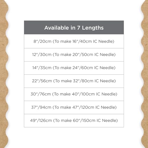 Knitter’s Pride 360° Swivel Cable - 35 cm Length - size: 60cm
