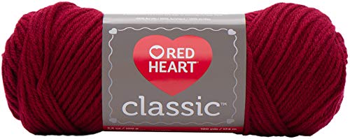 RED HEART Classic Yarn, Cardinal - color: Cardinal