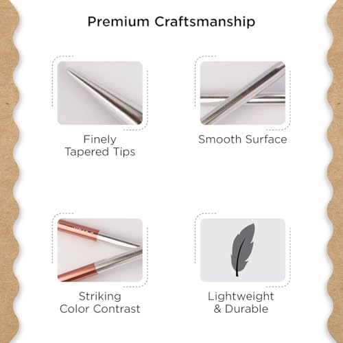 Knitter’s Pride Rosemist Fixed Circular Needles 32""(80cm) - US 17(12mm) - size: 12.00mm