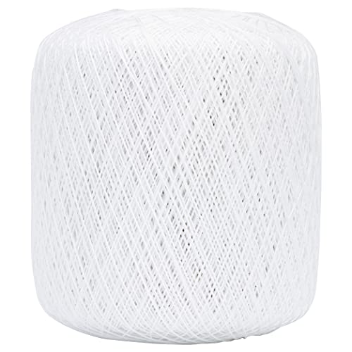 Red Heart Extra Fine Crochet - 1 Pack of 400y/365m - White - color: White