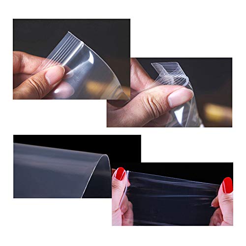 300pcs Long Jewelry Bags 2 x 8/3 x 8/3 x 12 Inch Necklace Bags with Hang Hole Poly Zip Seal Storage Bags 2 Mil for Incense Necklaces Jewelry Packaging Shipping - size: 2x8"/3x8"/3x12" each 100ct