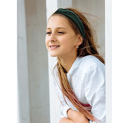 12 Pack Flower Headbands Non Slip Wide Girls Cute Boho Knotted Head Bands Hair Accessories Fashion Birthday Gifts for Women - color: headbands 03
