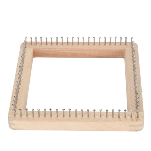 Wooden Knitting Looms for Blankets, Square DIY Hand Crafted Looms Knitting Tools Crochet Looms Chunky Yarn Looms Board Chunky Knit Blanket Kit for Hat Scarf Socks Sweater (20 * 20cm) - size: 20*20cm
