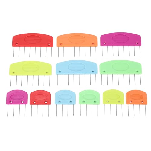 20Pcs Crochet Blocking Pin Kit, Stainless Steel Uniform Stretching Knit Blocker Pins Lace Needlework Projects Tool Device with Storage Box Fit for Knitting Crochet Sewing