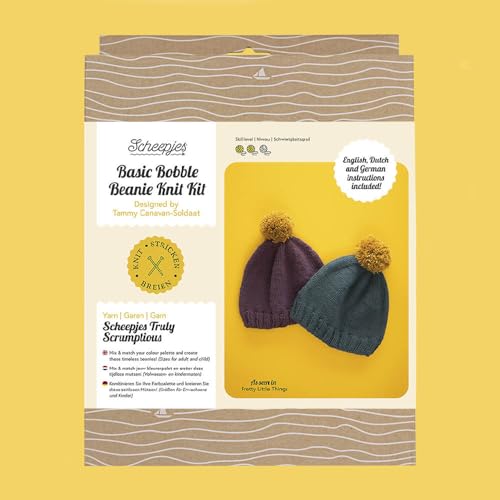 Scheepjes Basic Bobble Beanie Knit Kit 1pc