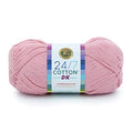 Lion Brand Yarn 24/7 Cotton DK Lightweight Yarn for Crochet, Knitting, Crafts, Cameo, Pink, 1 Pack, Natural Fiber for Soft Shawls, Light Blankets, Summer Projects | Cotton Yarn for Knitting, Crochet, Crafts, Light Weight Fiber for Bags, Blankets, Soft Sha
