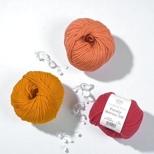 Double Knit-Weight (DK), 100% Superwash Fine Merino Wool Knitting and Crochet Yarn - Purely Merino DK 3316 Yellow - color: 3316 Yellow