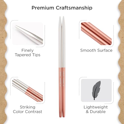 Knitter’s Pride Rosemist Interchangeable Needle 5""(13cm) - US 5(3.75mm) - size: 3.75mm