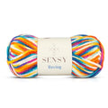 Sensy Roving Multi Color Yarn, 3.5 oz, 132 Yards, Gauge 5 Bulky (Carnaval) - color: Carnaval, size: 1 Skein
